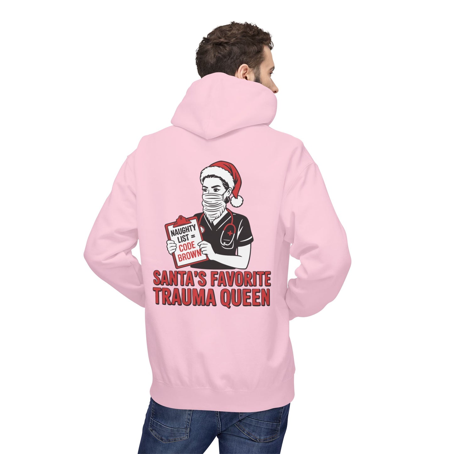Santa’s Favorite Trauma Queen Hoodie