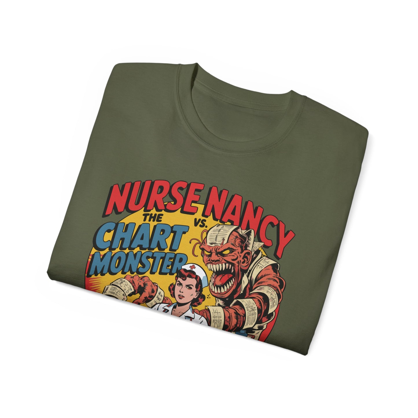Nurse Nancy vs. The Chart Monster - T-Shirt