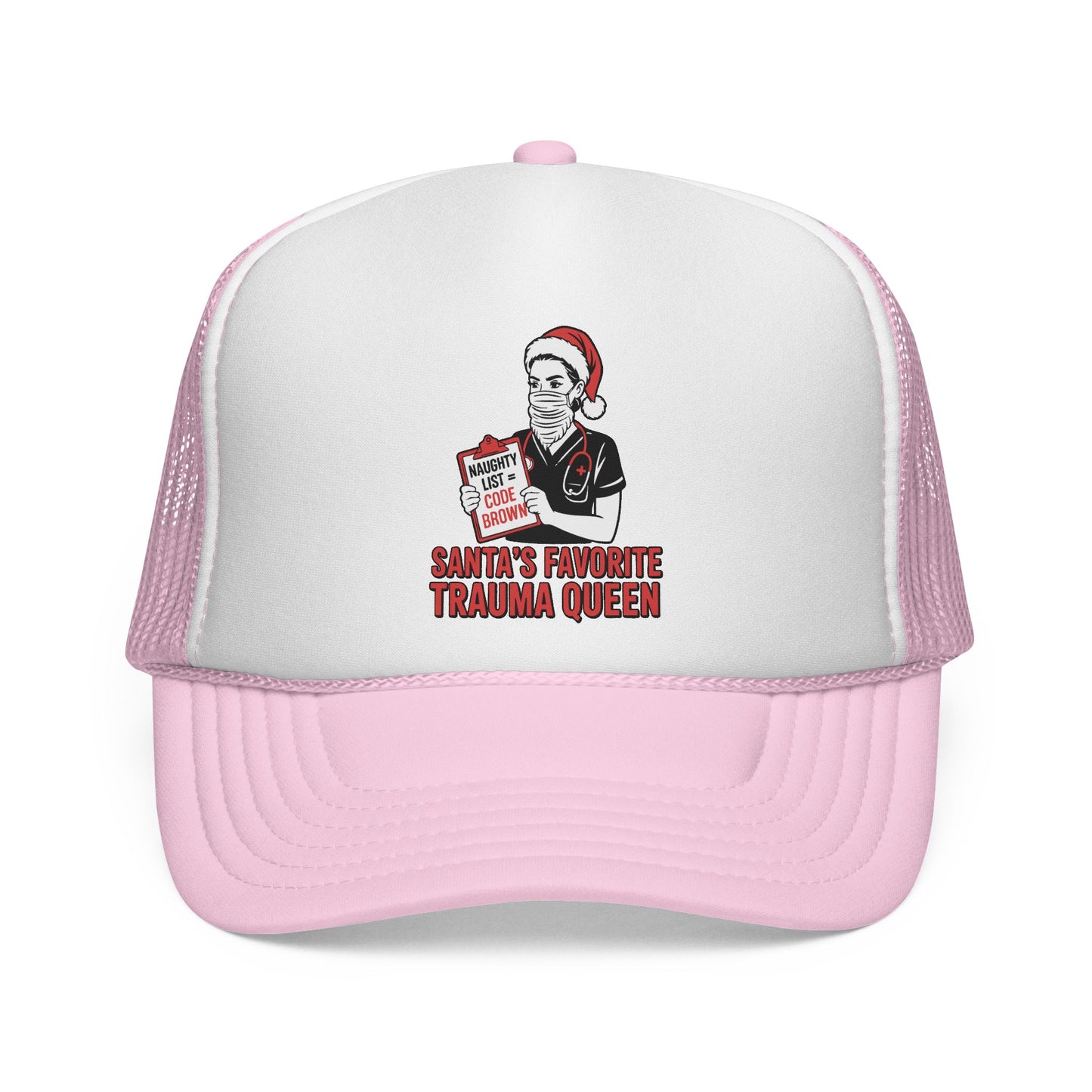 Santa’s Favorite Trauma Queen Trucker Hat