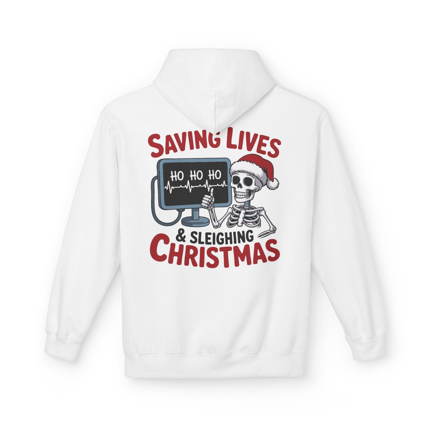 Saving Lives & Sleighing Christmas Hoodie