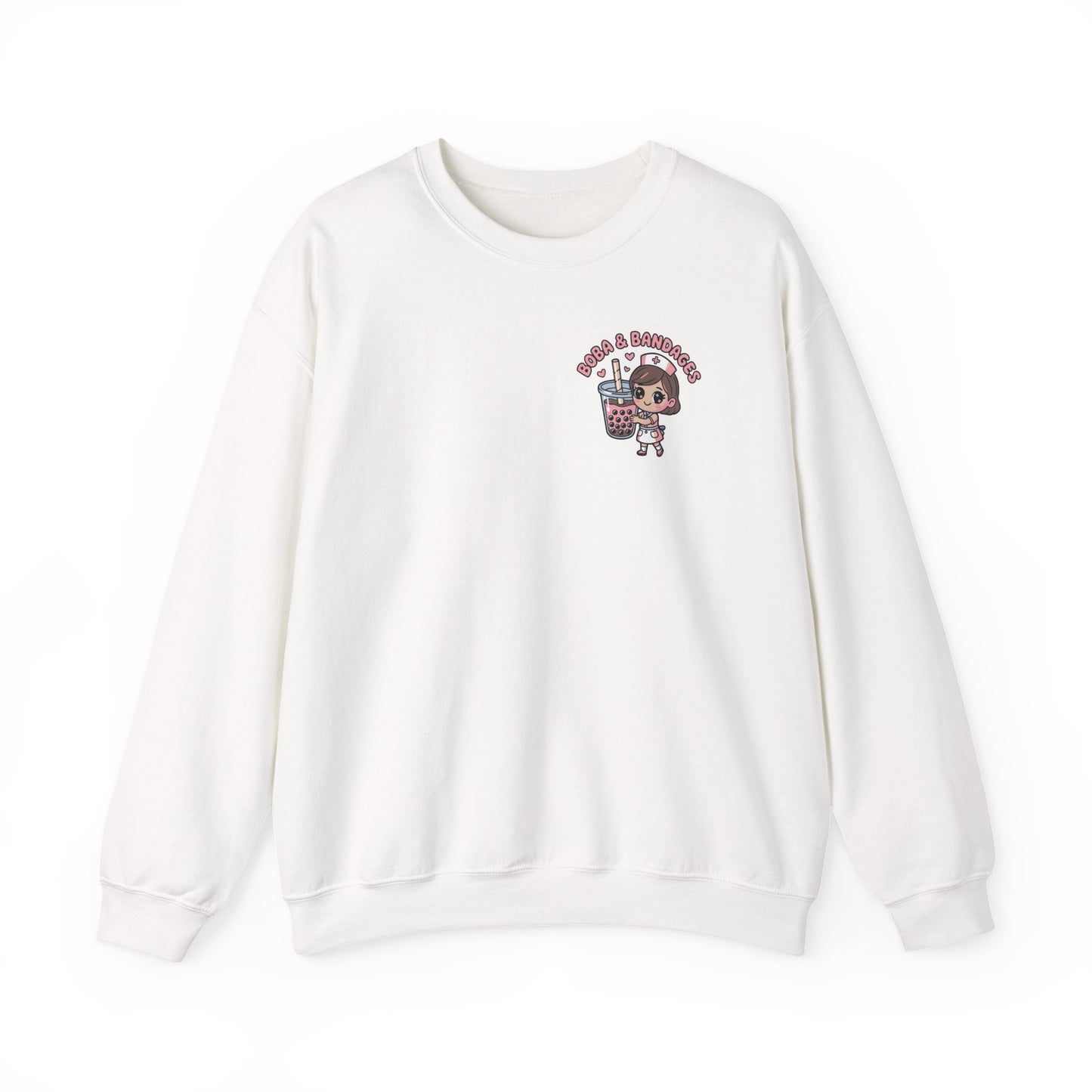 Boba & Bandages - Crewneck Sweatshirt