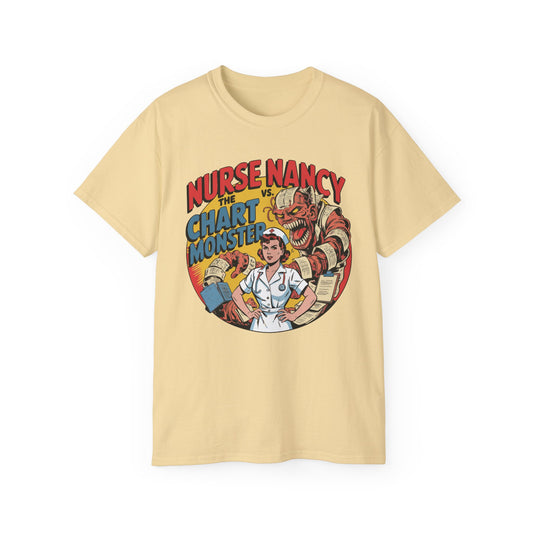 Nurse Nancy vs. The Chart Monster - T-Shirt