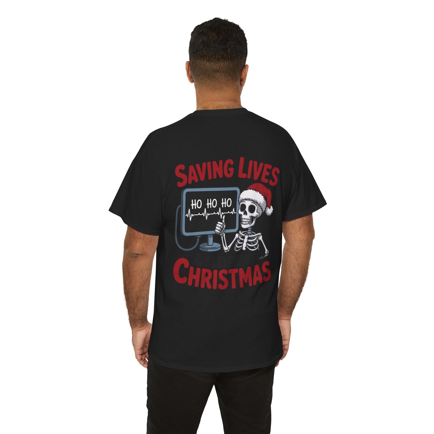 Saving Lives & Sleighing Christmas T-Shirt