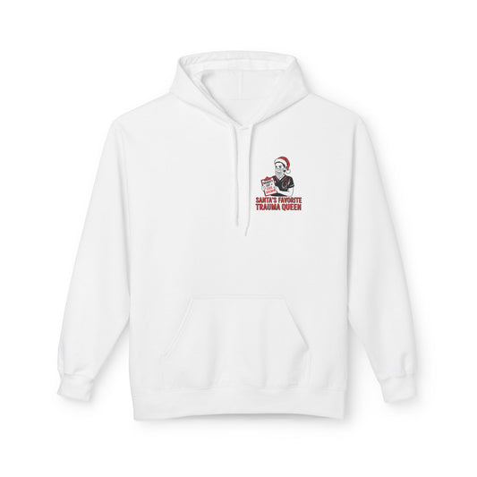 Santa’s Favorite Trauma Queen Hoodie
