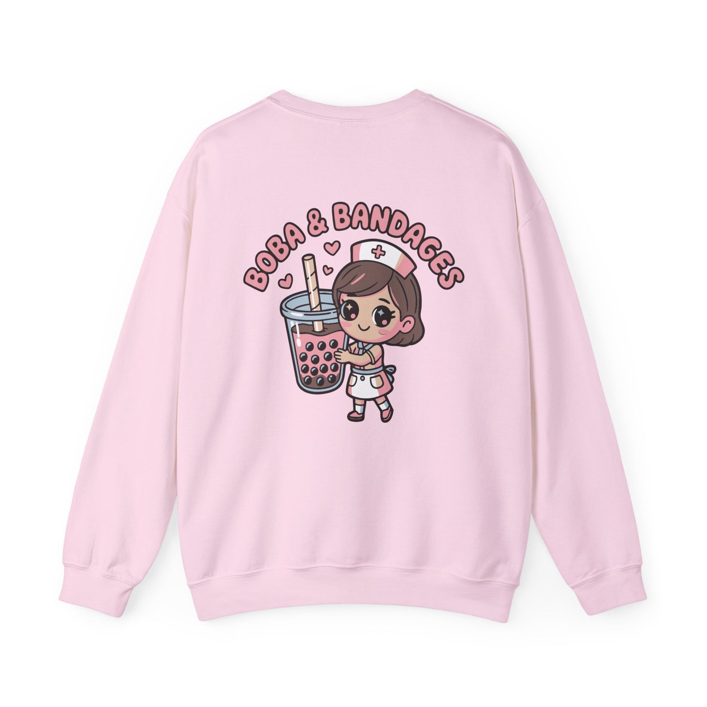 Boba & Bandages - Crewneck Sweatshirt