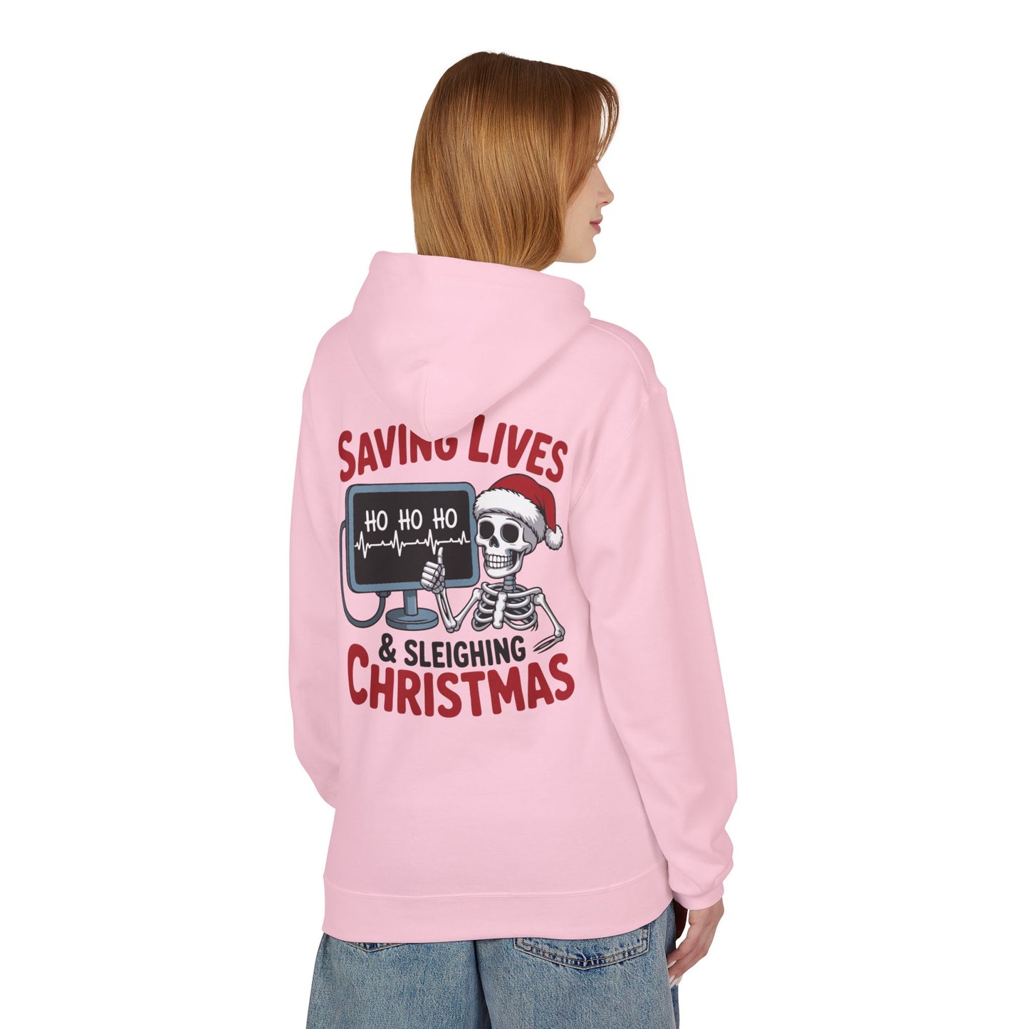 Saving Lives & Sleighing Christmas Hoodie