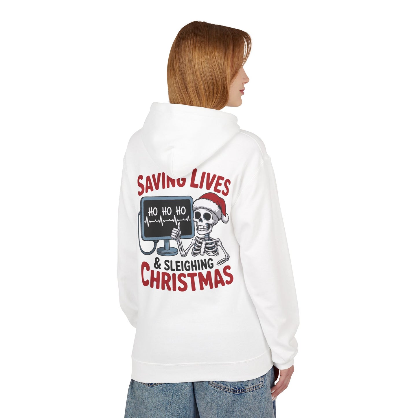 Saving Lives & Sleighing Christmas Hoodie