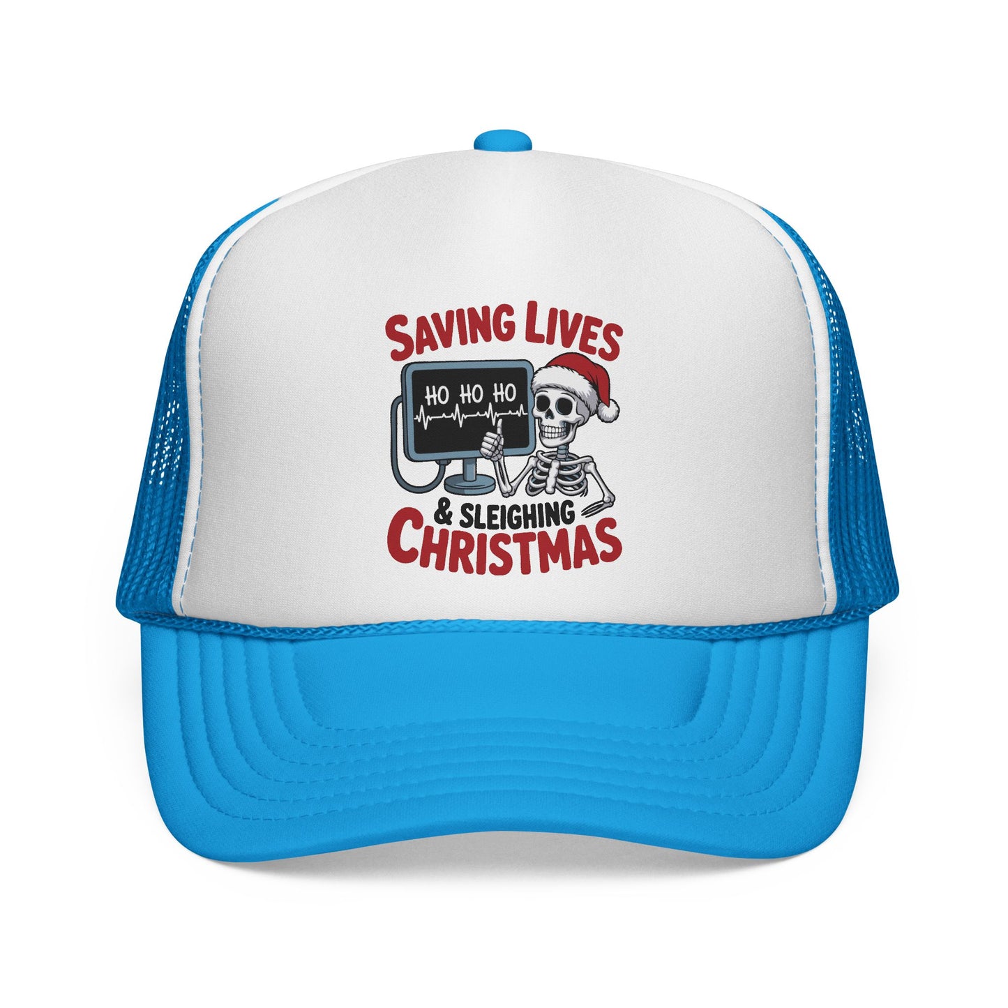 Saving Lives Christmas Trucker Hat