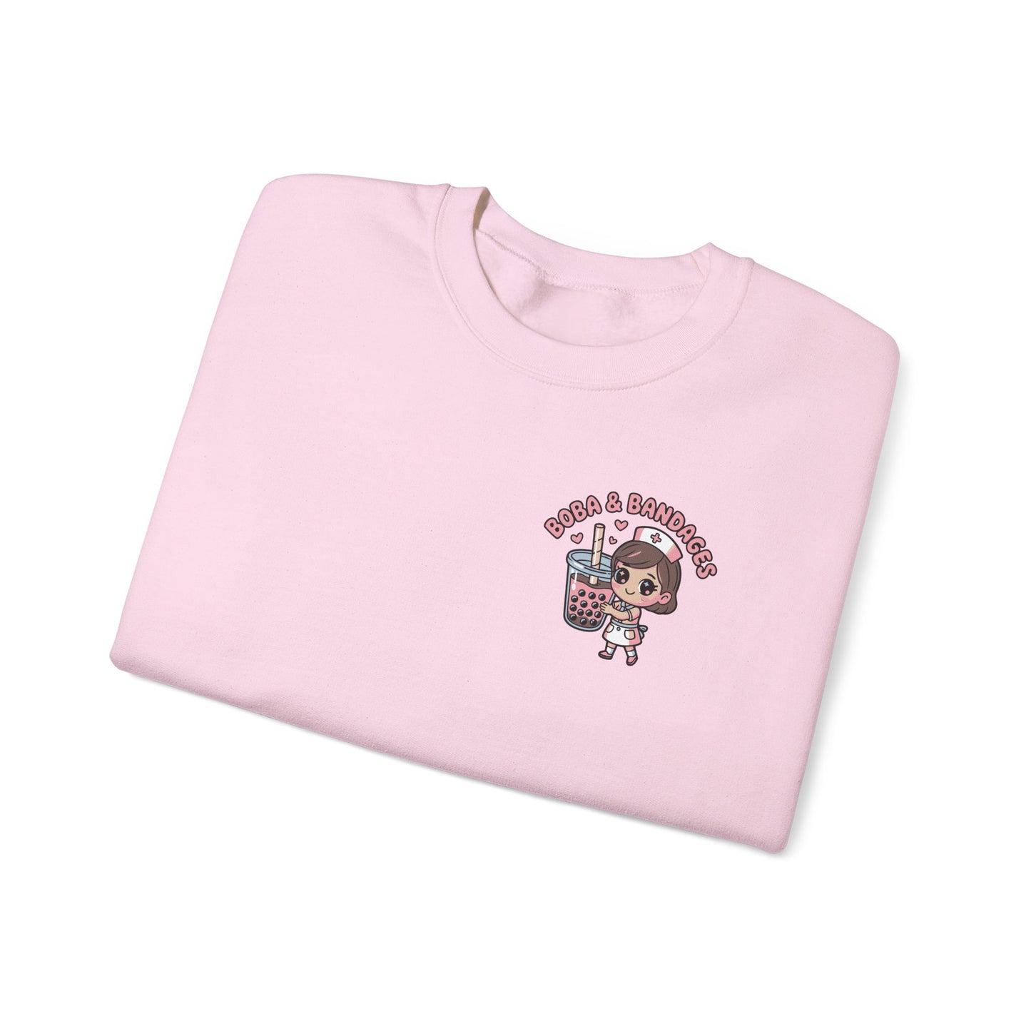 Boba & Bandages - Crewneck Sweatshirt