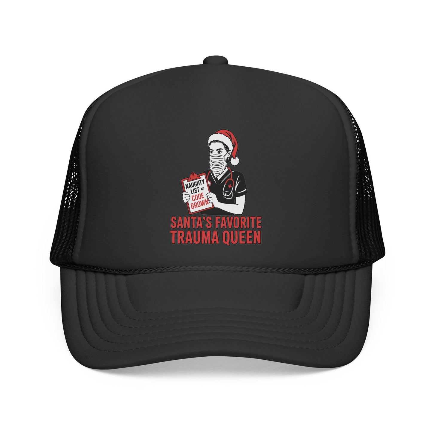 Santa’s Favorite Trauma Queen Trucker Hat