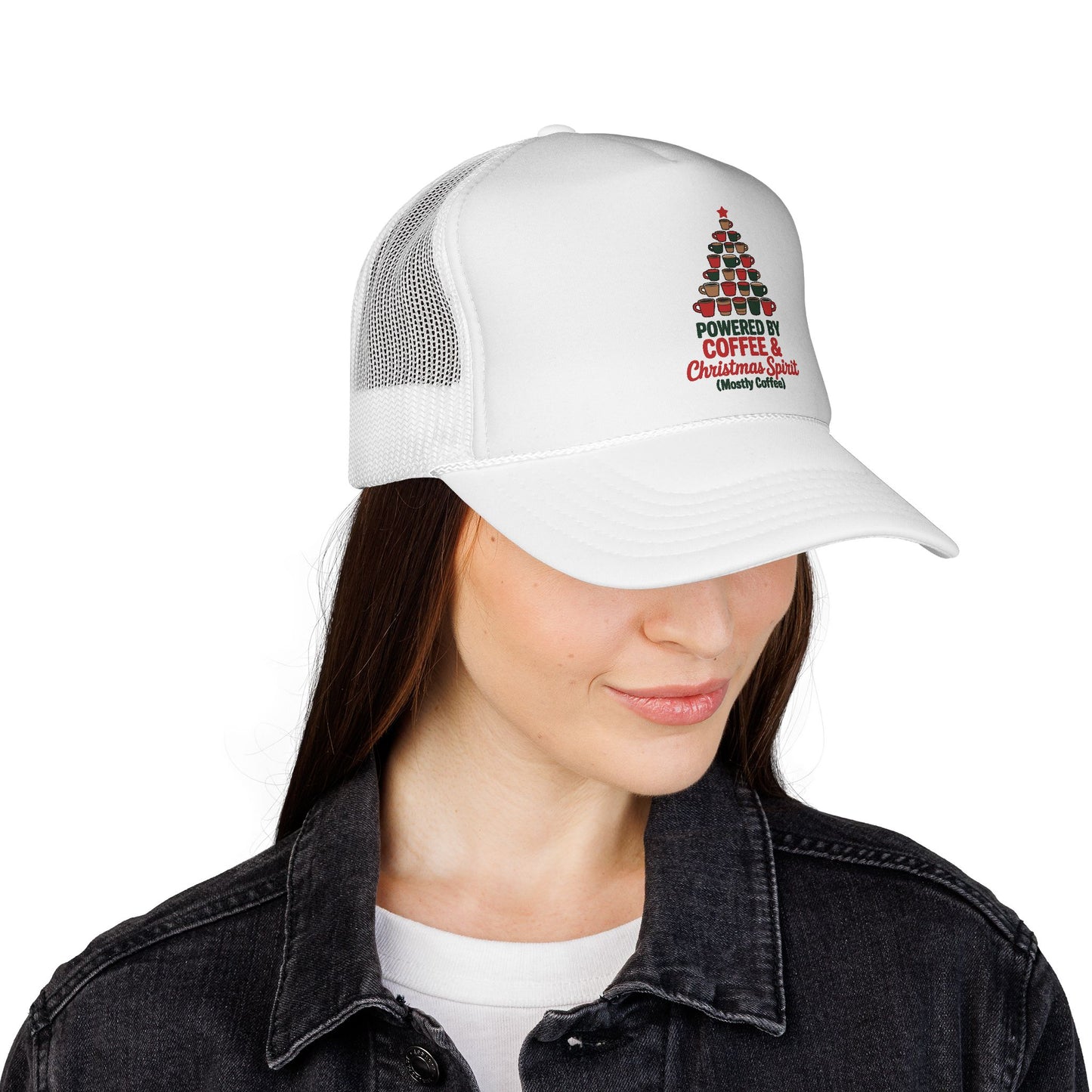 Coffee & Christmas Trucker Hat