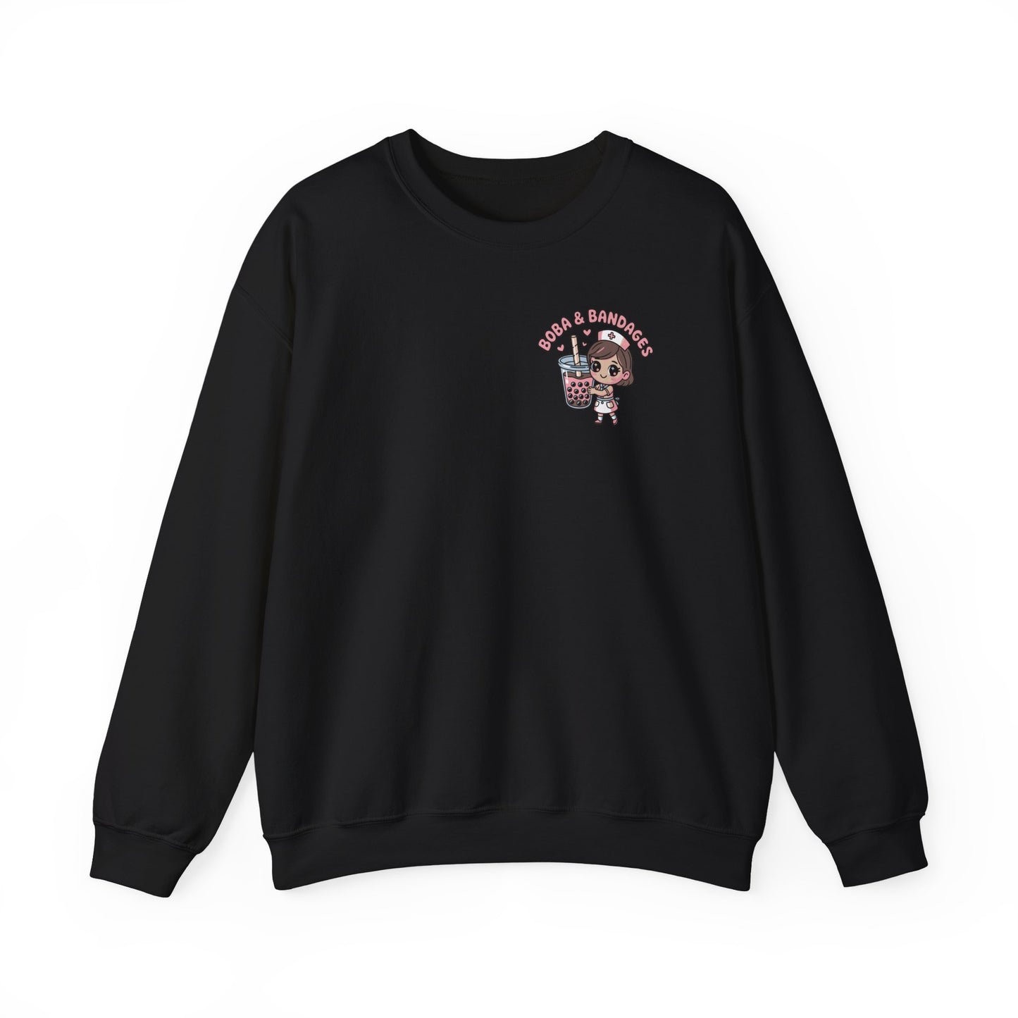 Boba & Bandages - Crewneck Sweatshirt