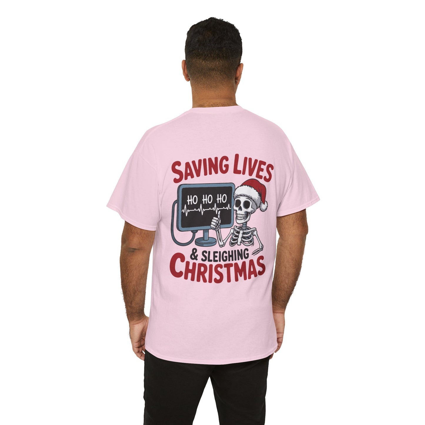 Saving Lives & Sleighing Christmas T-Shirt
