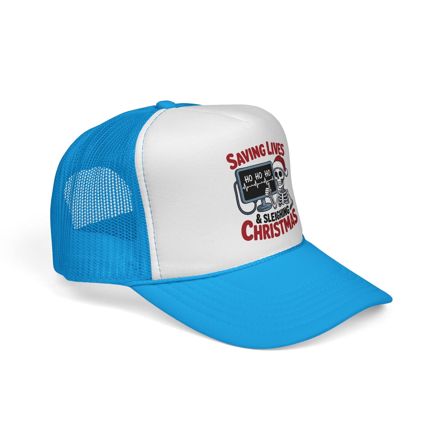 Saving Lives Christmas Trucker Hat