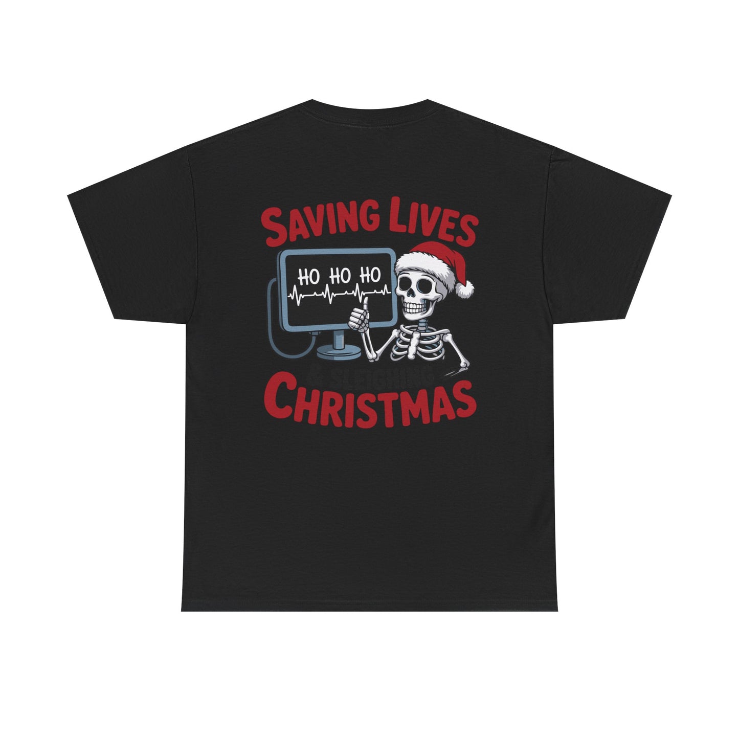 Saving Lives & Sleighing Christmas T-Shirt