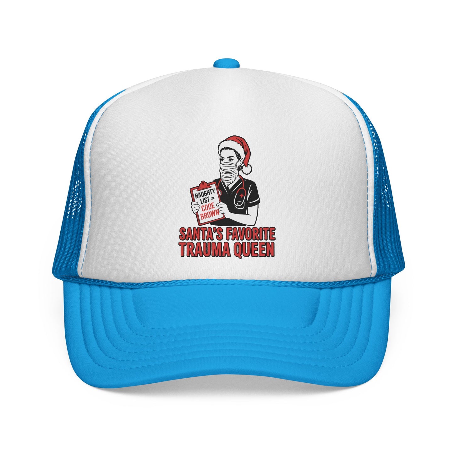 Santa’s Favorite Trauma Queen Trucker Hat