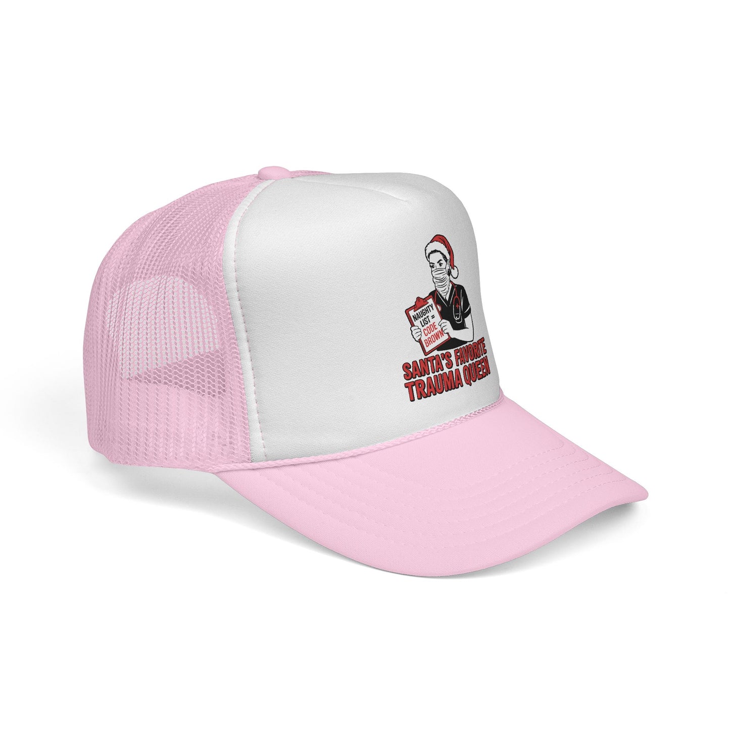 Santa’s Favorite Trauma Queen Trucker Hat