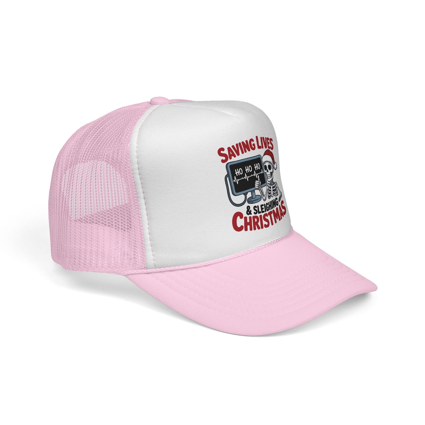 Saving Lives Christmas Trucker Hat