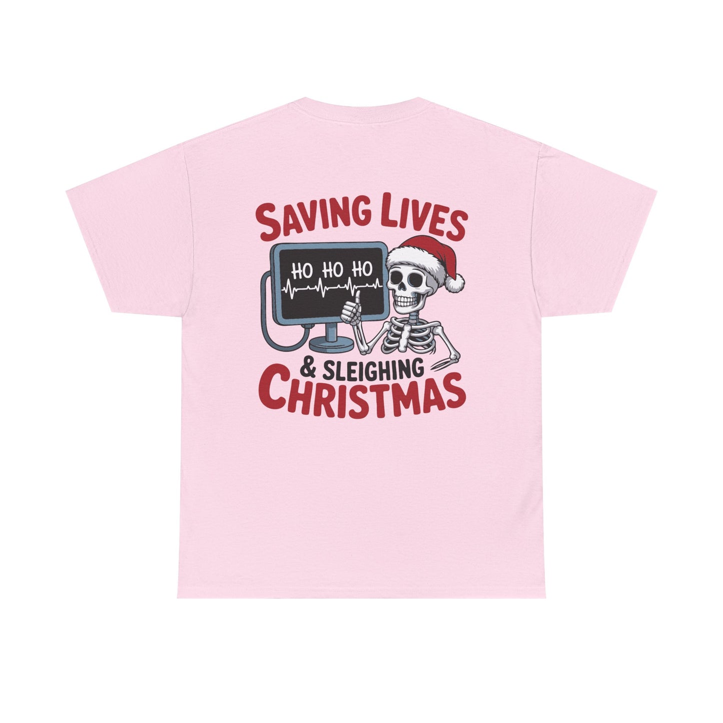 Saving Lives & Sleighing Christmas T-Shirt
