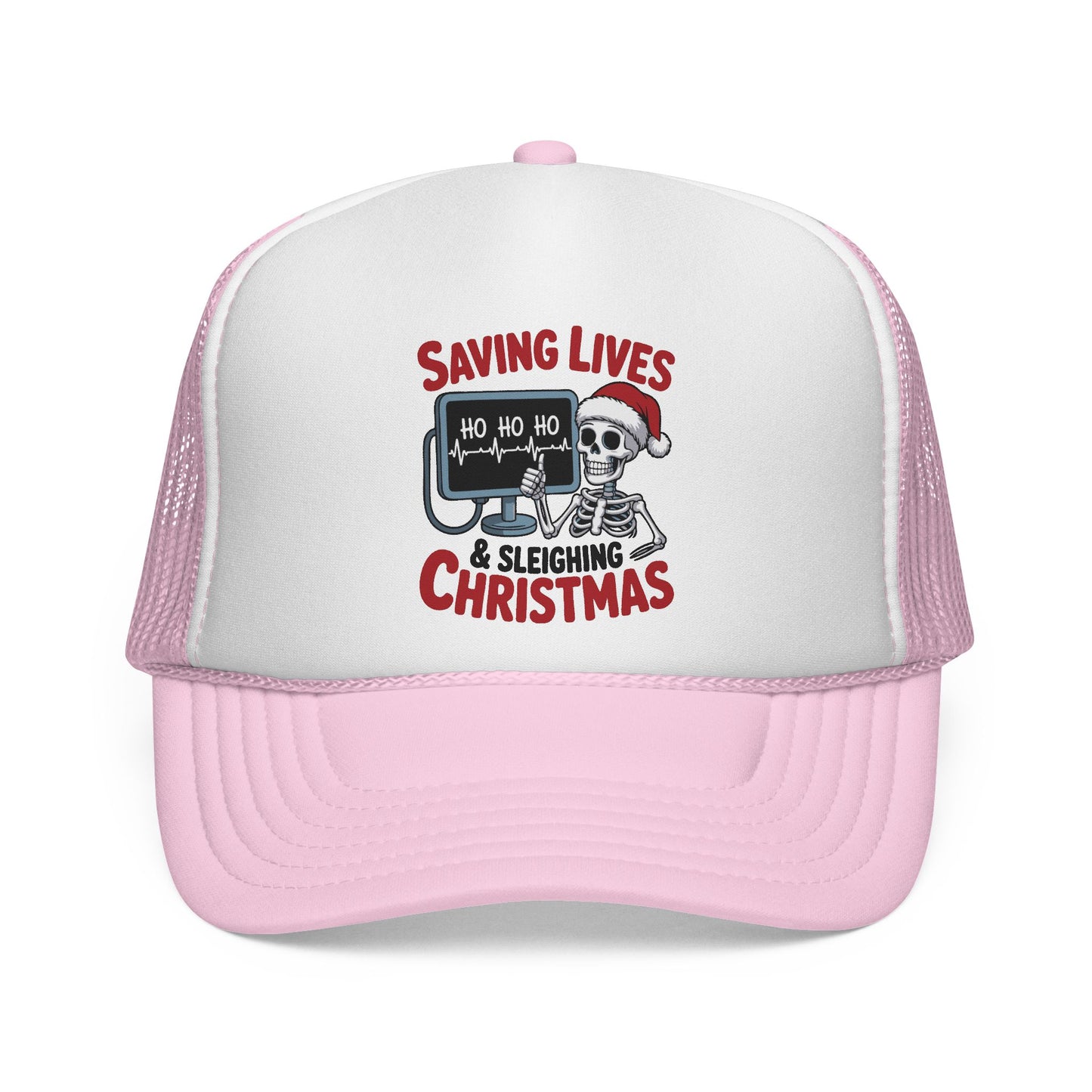 Saving Lives Christmas Trucker Hat