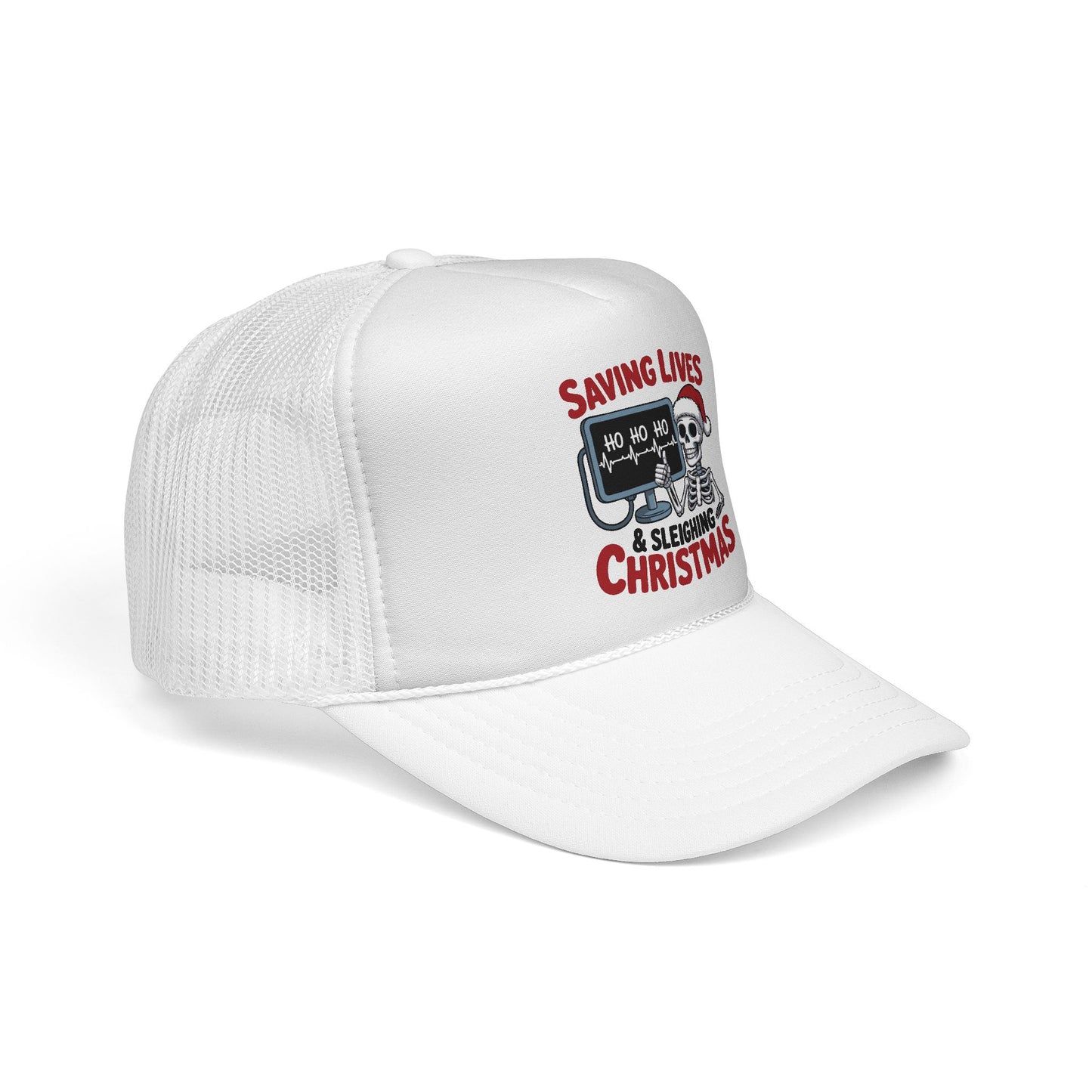 Saving Lives Christmas Trucker Hat