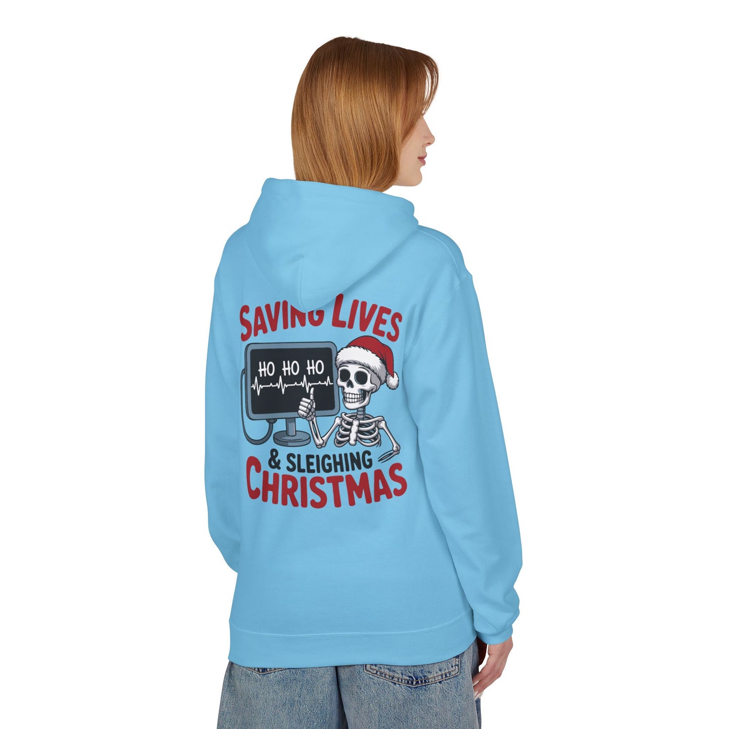 Saving Lives & Sleighing Christmas Hoodie